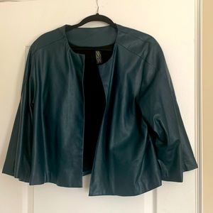 Faux leather jacket
